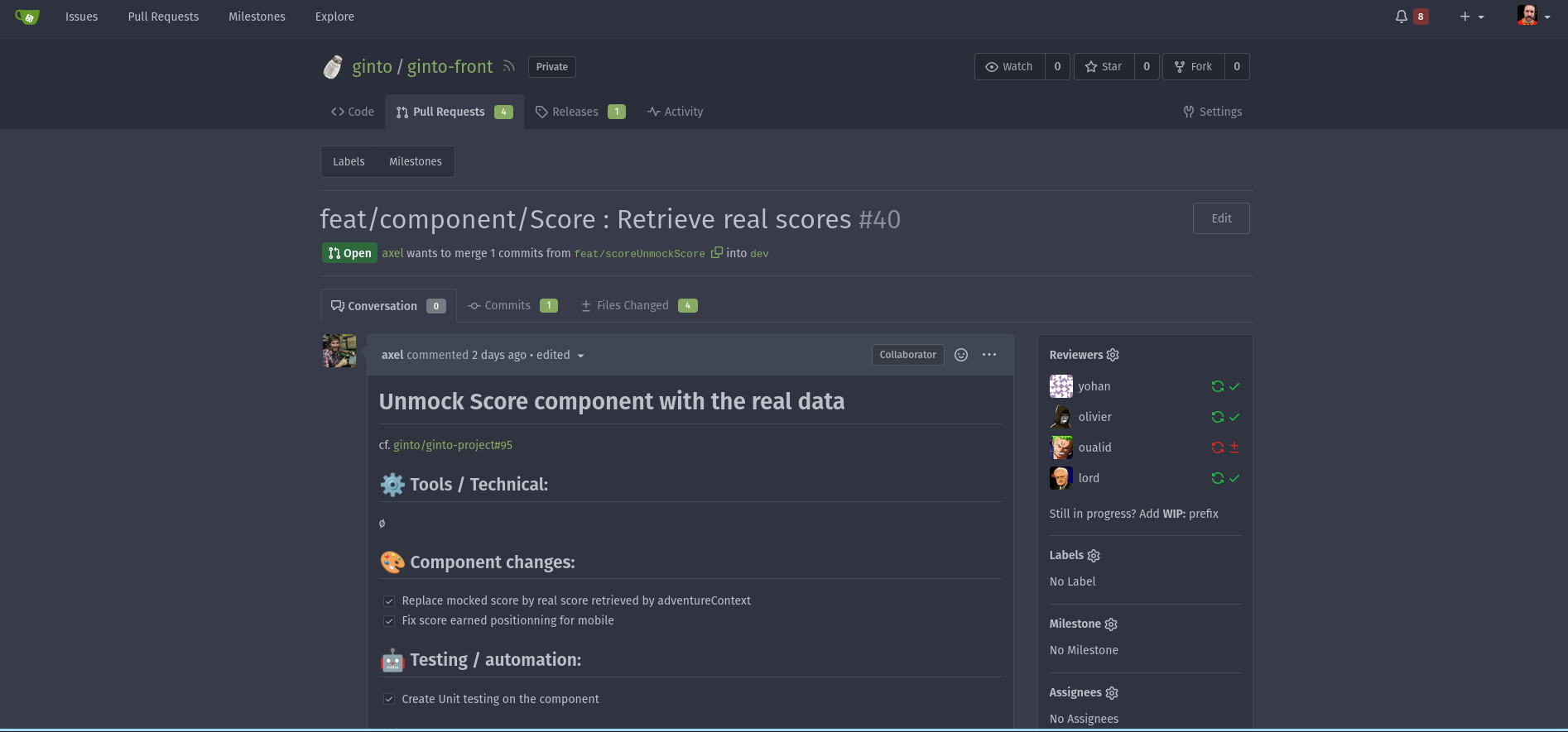 une belle pr sur Ginto